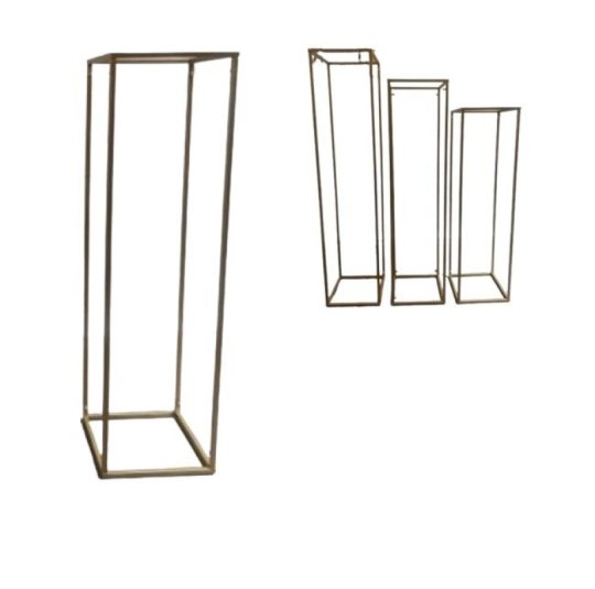 COLUNA DE FERRO - GRANDE - 2M X 0,45CM - DOURADA