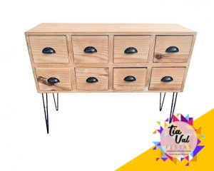 Foto de COMODA C/ 08 GAVETAS (CRU) PE FERRO