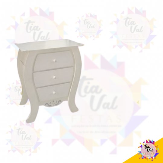 CÔMODA RETRO BRANCA