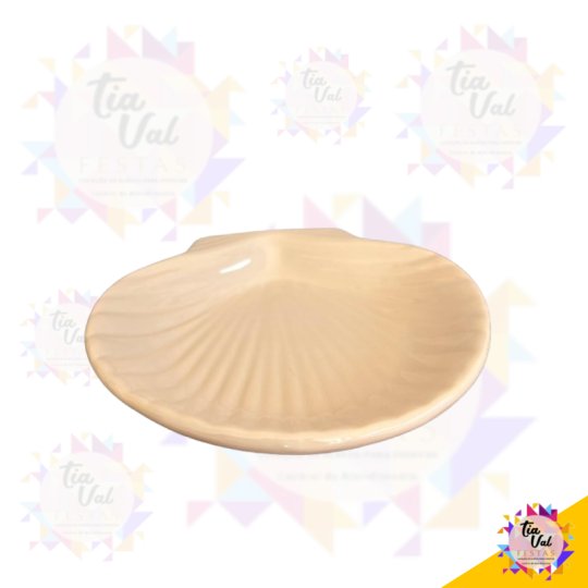 BANDEJA CONCHA BEGE 19 X 18