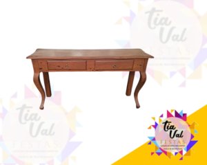 Foto de CONSOLE DE MADEIRA COM 02 GAVETAS