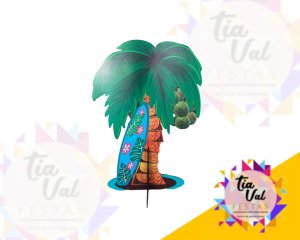 Foto de COQUEIRO COM PRANCHA - TROPICAL - ALOHA - LUAU 85 X 1,33