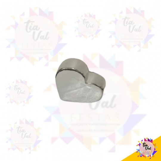 CORAÇÃO PRATA PEQUENO