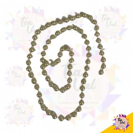 CORRENTE DE PEROLAS (BEGE) MEDIA *