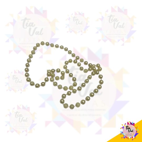 CORRENTE DE PEROLAS (BRANCA) PEQUENA *