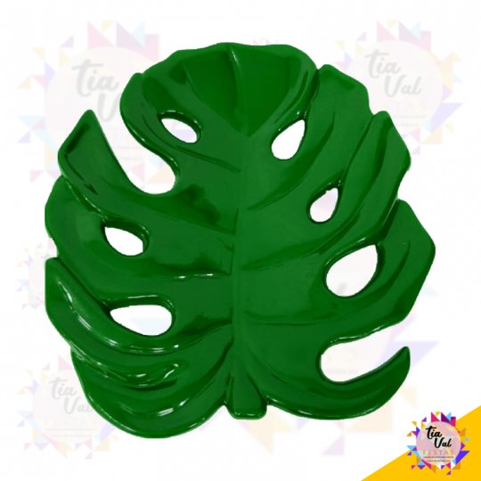 FOLHA COSTELA DE ADÃO (VERDE BANDEIRA) PORCELANA