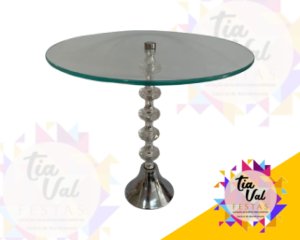 Foto de CRISTAL BASE P/ DOCES VIDRO 0,30CM G