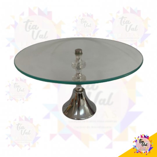 CRISTAL BASE P/ DOCES VIDRO 0,30CM PP