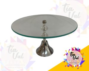 Foto de CRISTAL BASE P/ DOCES VIDRO 0,30CM PP