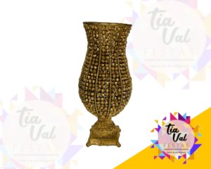 Foto de CRISTAL DOURADO VASO P (TODO DOURADO) 