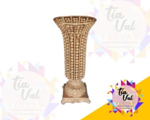 Foto de CRISTAL DOURADO VASO TAÇA P (TODO DOURADO)