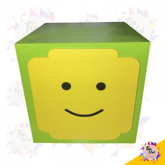 CUBO LEGO VERDE / AMARELO