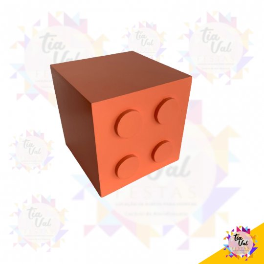 CUBO LEGO LARANJA