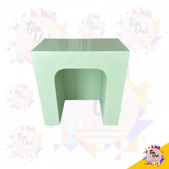 MESA CUBO NICOLE VERDE