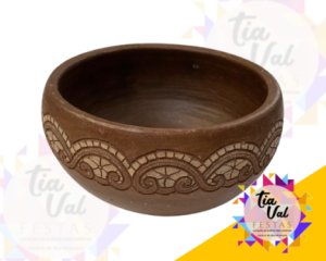 Foto de CUMBUCA DE BARRO RENDADA P (s/ tampa)