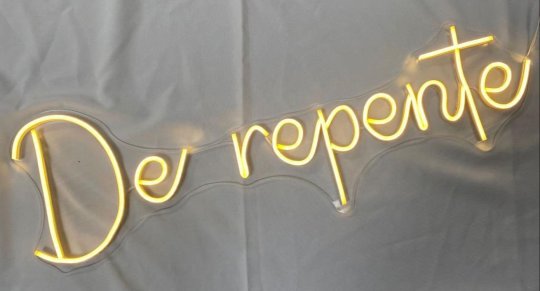 LETREIRO DE REPENTE - LED 72 CM X 22CM ALT