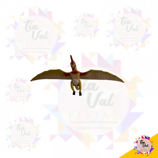 DINOSSAURO PTERANODONTE (VERDE C/ BEGE)