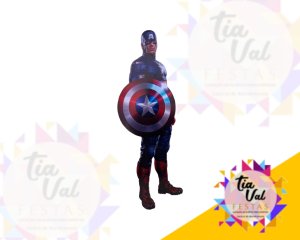 Foto de CAPITÃO AMERICA - SUPER HEROIS - MDF S/PÉ