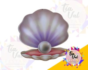 Foto de CONCHA PEROLA - FUNDO DO MAR - SEREIA - MDF