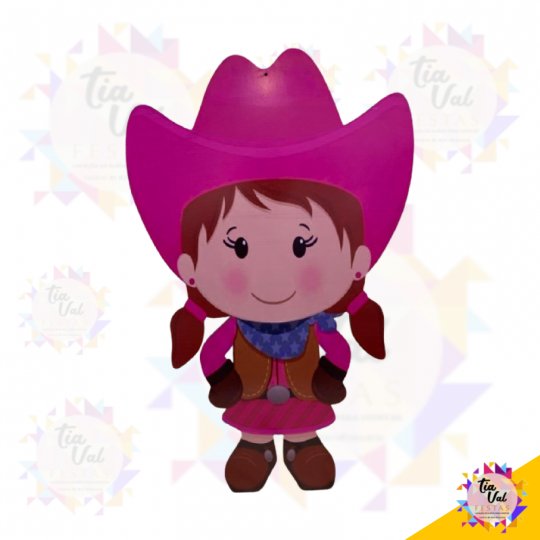 COWGIRL - FAZENDINHA - MDF