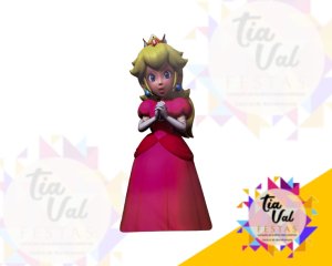 Foto de FIGURA PEACH - MARIO BROS - MDF ADESIVADO G - 40 X 84 S/ PE 