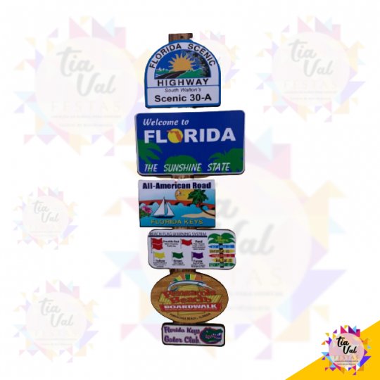 PLACAS FLORIDA - MDF