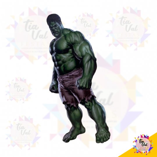 HULK - SUPER HEROIS - MDF S/ PÉ
