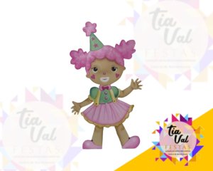 Foto de PALHACINHA CABELO ROSA - CIRCO - MDF