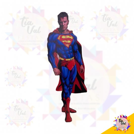 SUPER HOMEM - SUPER HEROIS - MDF S/PÉ