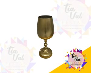 Foto de VASO DOURADO TAÇA ALTA P