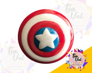 Foto de ESCUDO CAPITÃO AMERICA PORCELANA