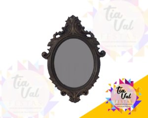 Foto de ESPELHO OVAL MARROM