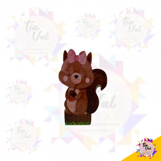 ESQUILO MENINA - MDF