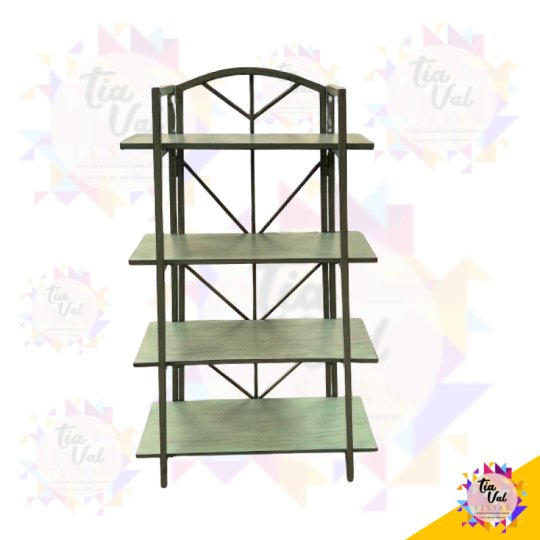 ESTANTE - VERDE - FERRO 1,40 X 0,85 X 0,24