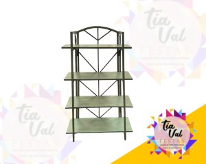 Foto de ESTANTE - VERDE - FERRO 1,40 X 0,85 X 0,24