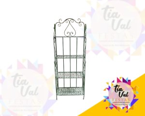 Foto de ESTANTE - VERDE - FERRO 1,65 X 0,60 X 0,30