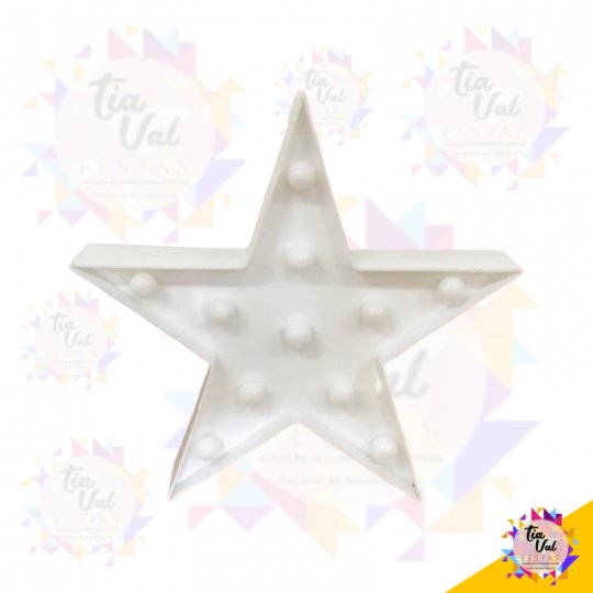 ESTRELA BRANCA ILUMINADA