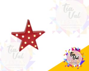 Foto de ESTRELA VERMELHA ILUMINADA