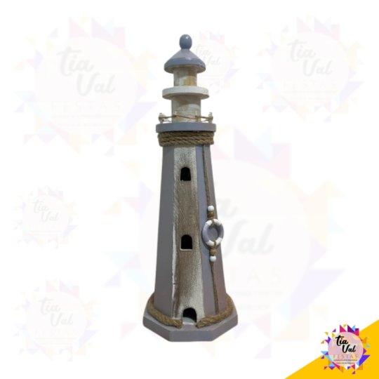 FAROL AZUL E BRANCO COM LED 16X16