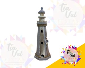 Foto de FAROL AZUL E BRANCO COM LED 16x16