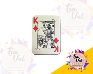 Foto de FIGURA CARTAS - REI-  28 CM X 39 CM - POKER
