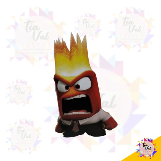 FIGURA RAIVA DIVERTIDAMENTE  MDF ADESIVADO - S/ PE 40 CM