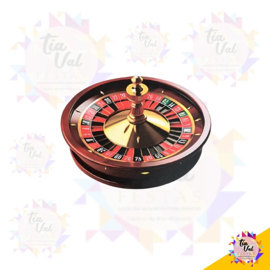 FIGURA ROLETA - CASSINO - 39CM X 51CM