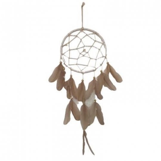 FILTRO DOS SONHOS PENA BEGE (PEQUENO)