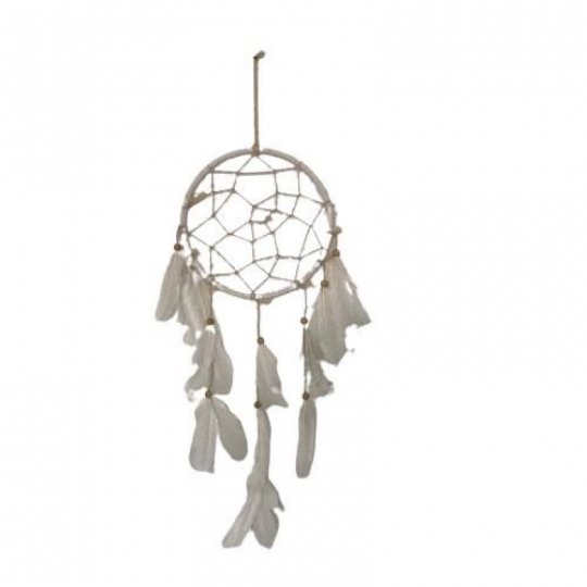 FILTRO DOS SONHOS PENA BRANCA (PEQUENO)