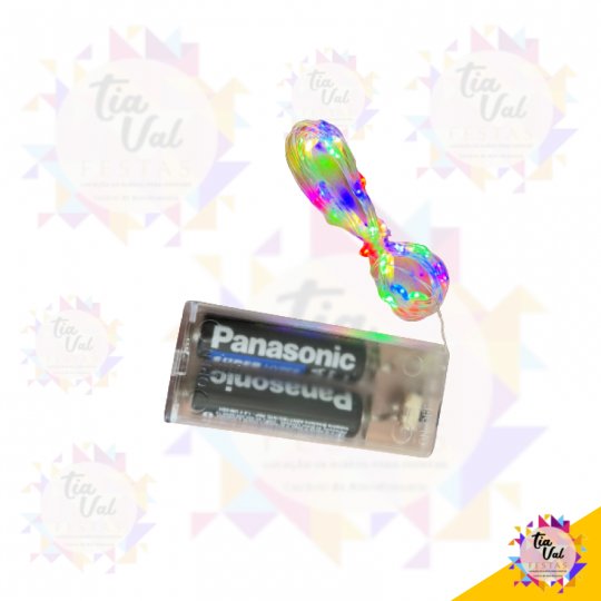 FIO DE LED COLORIDO -  (NÃO ACOMPANHA PILHAS)