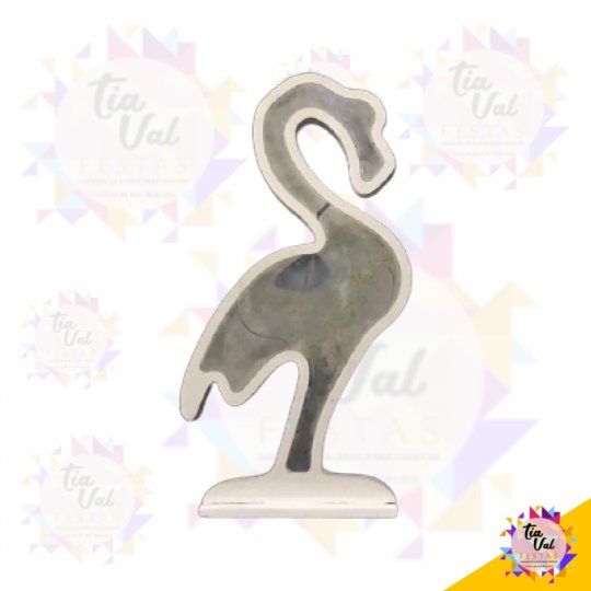 FLAMINGO ILUMINADO 3D BRANCO C/ ROSA