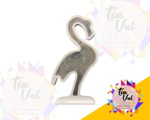 Foto de FLAMINGO ILUMINADO 3D BRANCO C/ ROSA