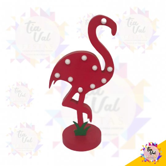 FLAMINGO (MDF) - NÃO ACENDE