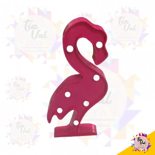 FLAMINGO PINK ILUMINADO (PLASTICO) NÃO ACENDE